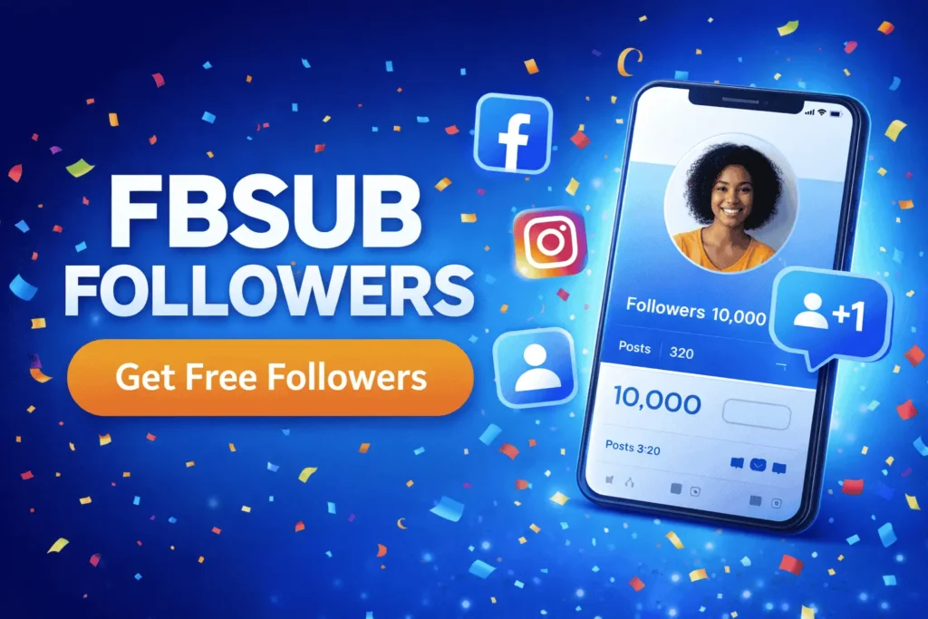 FBSUB Followers: Get Free Followers Safely & Instantly in 2026